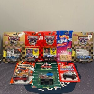Nascar Matchbox Hotwheel Street Machine Collector Cars  x8 Brand New